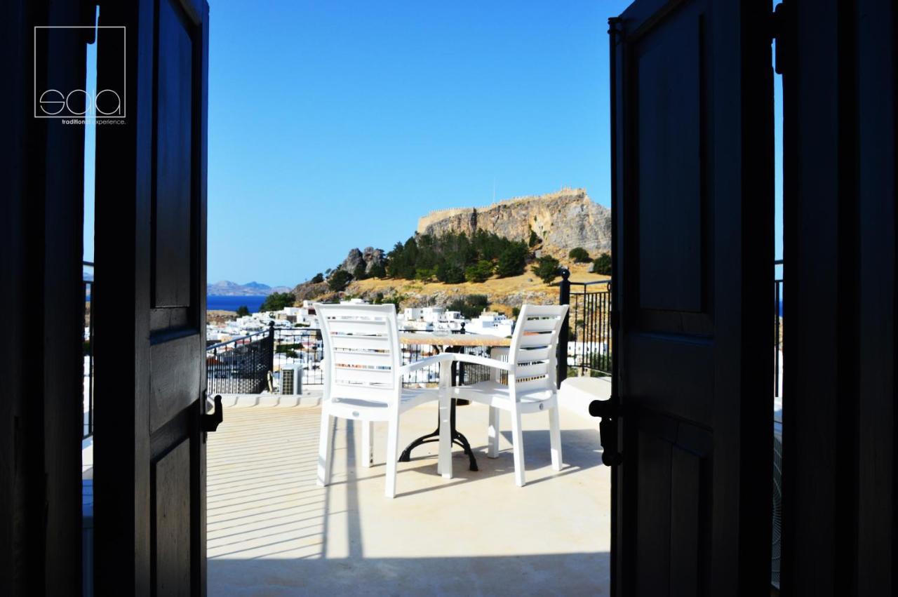Appartamento Sala Traditional Experience. Lindos Esterno foto