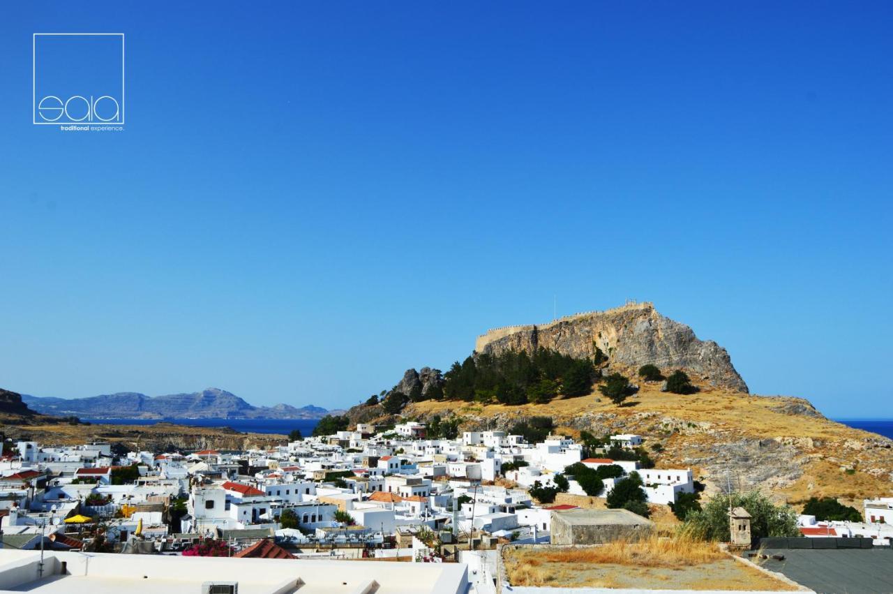 Appartamento Sala Traditional Experience. Lindos Esterno foto