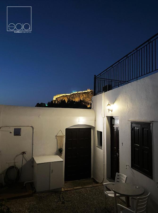 Appartamento Sala Traditional Experience. Lindos Esterno foto